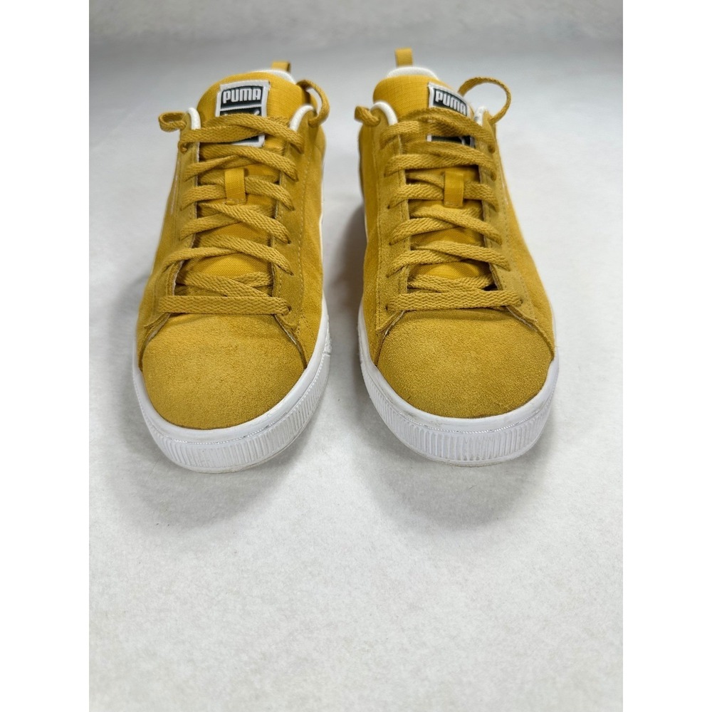 Puma x BMW M Motorsport Suede Sneakers Mens 11.5 Yellow Low Top Shoes